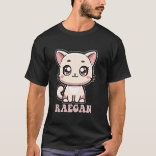 T-shirt Conception de chaton mignon pour filles nommées Ra