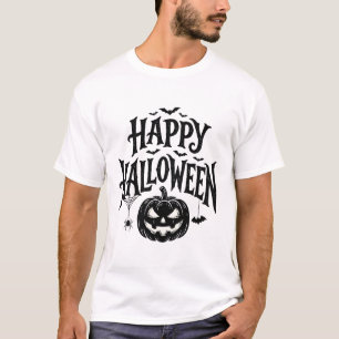 T-shirt Conception de chemise Chauve-souris Citrouille Joy