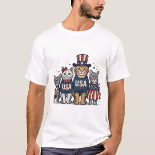 T-shirt Conception de chemise d'amour de tournesol patriot