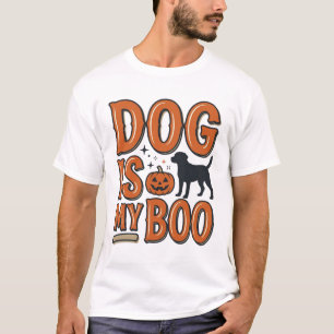 T-shirt Conception de chemise Halloween Vintage Dog Is My