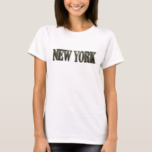 T-shirt Conception de chemise NEW YORK colorée et audacieu