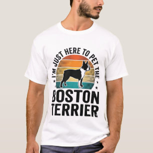 T-shirt Conception de chemise pour amateur de chien Boston