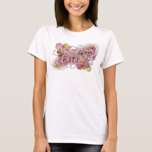 T-shirt Conception de chemise rose DREAM PINK Cool