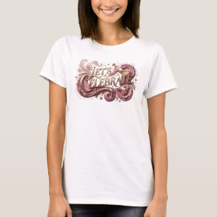 T-shirt Conception de chemise rouge tendance LET'S CELEBRA