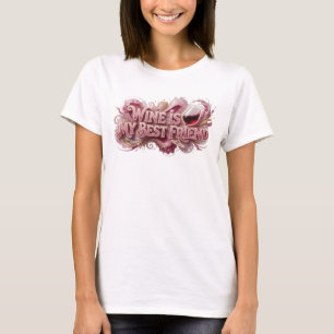 T-shirt Conception de chemise V2 : VIN ROSE PROPRE EST MON