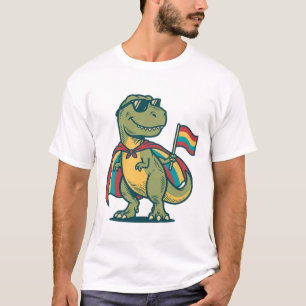 T-shirt Conception de chemise vectorielle de dinosaure de
