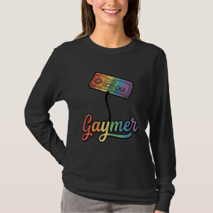 T-shirt Conception de chemise vectorielle Gaymer Rainbow G