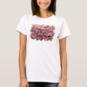 T-shirt Conception de chemise VINS ROSÉS NETS SONT MES MEI