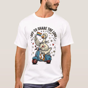 T-shirt Conception de chemise vintage d'amour de scooter d