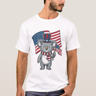 T-shirt Conception de chemise vintage patriotique avec dra