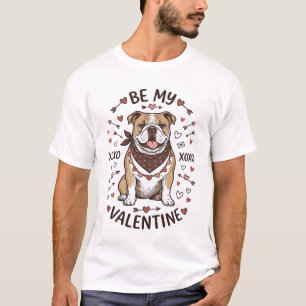 T-shirt Conception de chemise vintage Saint-Valentin Bulld