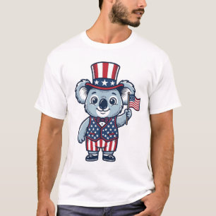 T-shirt Conception de chemise vintage vecteur koala patrio