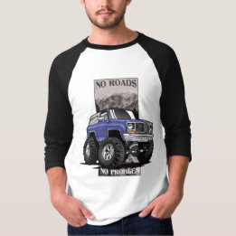 T-shirt Conception de Chevy Blazer 'No Roads' dans les ann