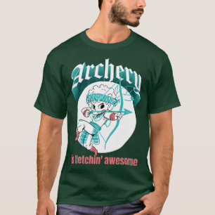 T-shirt Conception de citation de tir à l'arc et de flèche