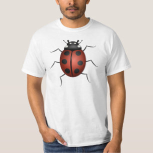 T-shirt Conception de coccinelle insecte