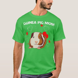 T-shirt Conception De Cochon De Guinée Mignonne Pour Maman