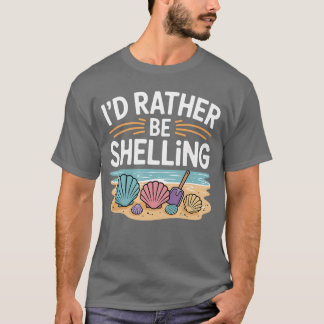 T-shirt Conception de coquillage drôle pour hommes femmes