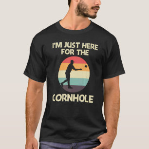 T-shirt Conception de Cornhole Pour Hommes Femmes Bean Bag