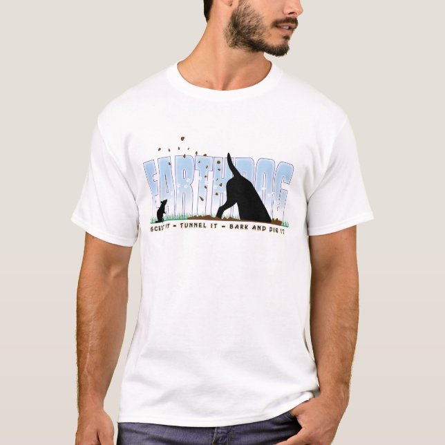 T-shirt Conception de couleur d'Earthdog (Devant)