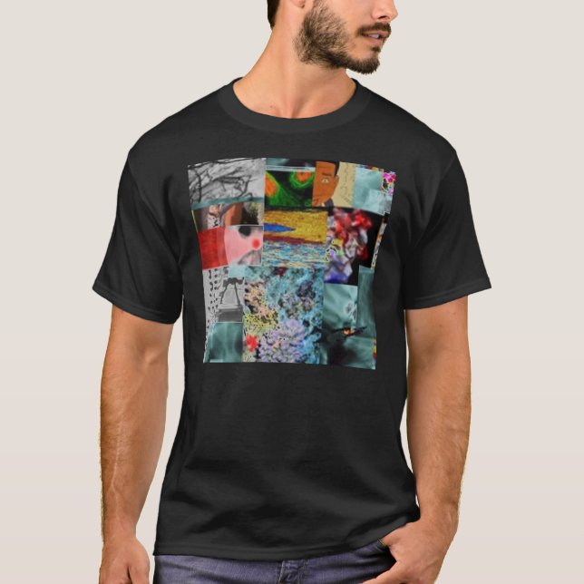 T-shirt Conception de couleurs (Devant)