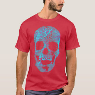 T-shirt Conception de crânes en cristal 3D