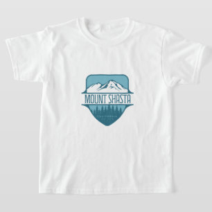 T-shirt Conception de crête de montagne Mount Shasta Calif