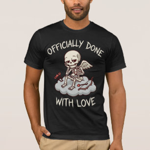 T-shirt Conception de Cupidon squelette officiellement ter