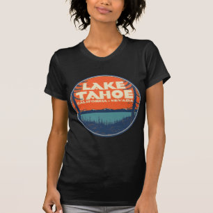 T-shirt Conception de décalque de Vintage voyage du lac