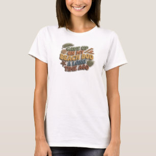 T-shirt Conception de déclaration Chic A ABANDONNÉ CORPS D