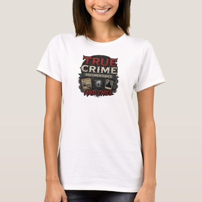 T-shirt Conception de déclaration CHILL de DOCS CRIMINELS  (Devant)
