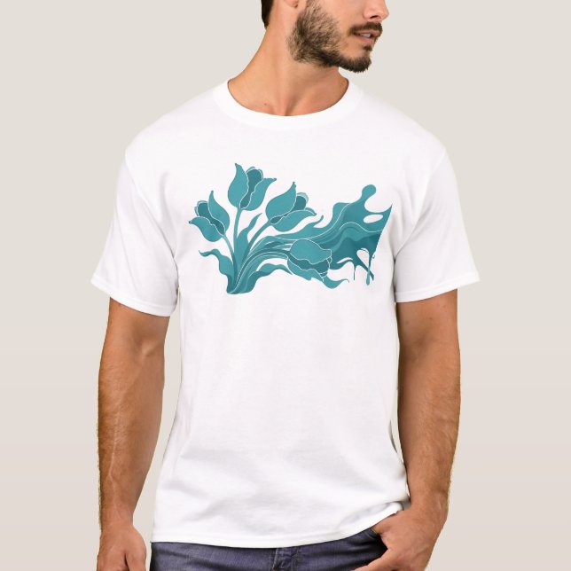 T-shirt Conception de déclaration de FLEUR ABSTRAITE artis (Devant)