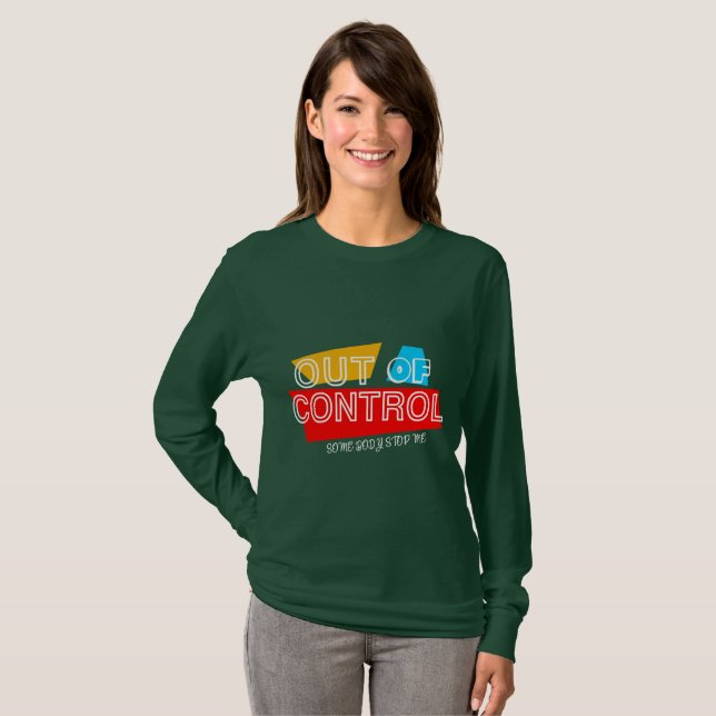 T-shirt Conception de déclaration de typographie audacieus (Devant entier)