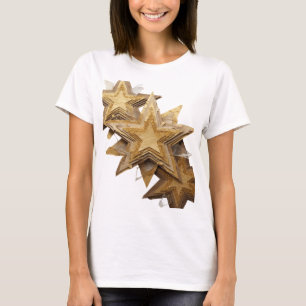 T-shirt Conception de déclaration Fresh Silver GOLDEN STAR