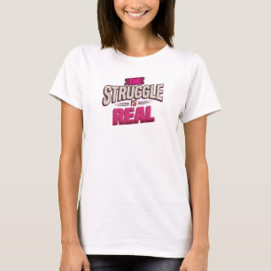 T-shirt Conception de déclaration rouge tendance LE COMBAT