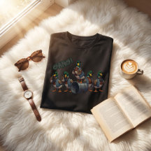 Conception de dessin animé de Gang de Canard Drôle