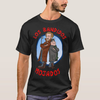 T-shirt Conception de dessin animé de Los Bandidos Mojados