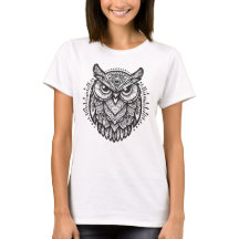 Conception de dessin de mandala tribal de hibou