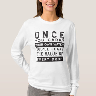 T-shirt Conception de devis de sagesse - Valeur de chaque 