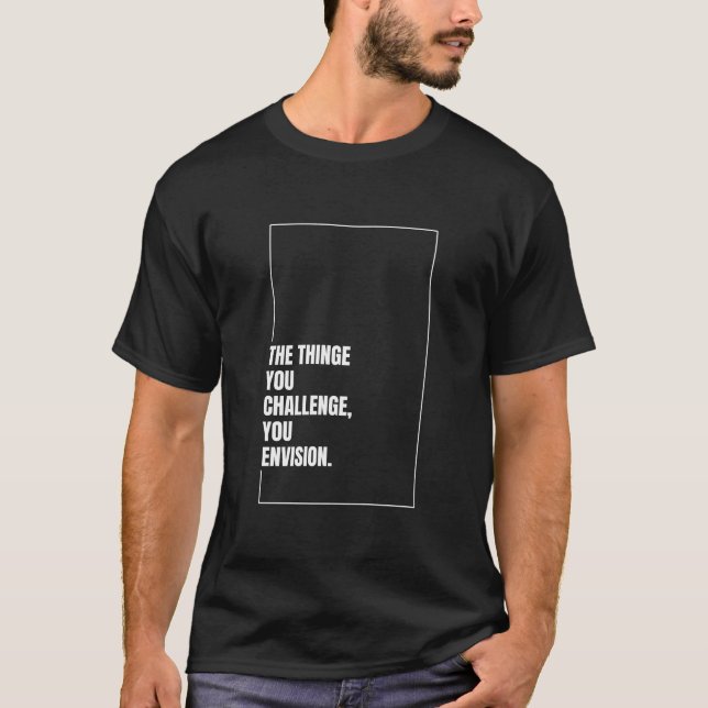 T-shirt Conception de devis motivationnelle (Devant)