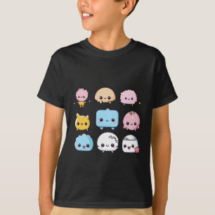 T-shirt Conception de Doodle de dessin mignon