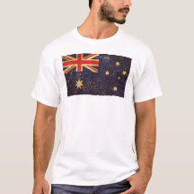 Conception de drapeau australien vintage pour homm