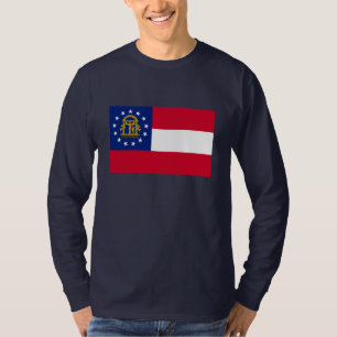 T-shirt Conception de drapeau d'état de la Géorgie