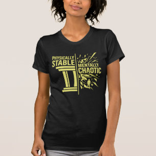 T-shirt Conception de dualité stable physiquement et menta