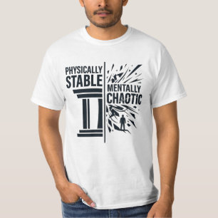 T-shirt Conception de dualité stable physiquement et menta