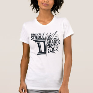T-shirt Conception de dualité stable physiquement et menta