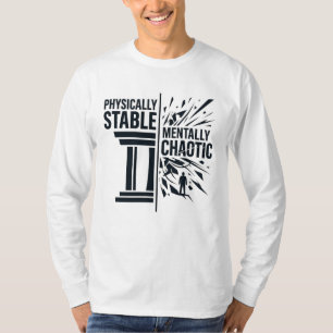 T-shirt Conception de dualité stable physiquement et menta