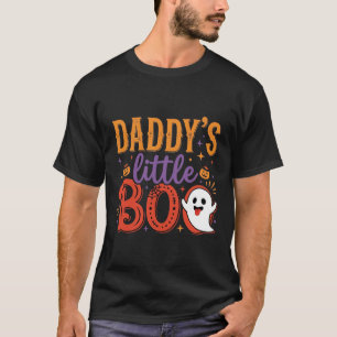 T-shirt Conception de fantôme d'Halloween de Daddy's Littl