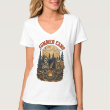 Conception de feu de camp squelettique de camp d'é
