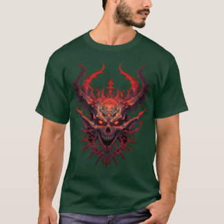 T-shirt Conception de fille de diable imp