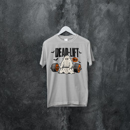 T-shirt Conception de fitness Halloween Dead-Lift Boo
